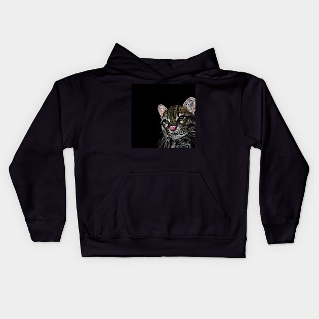 Ocelot Kids Hoodie by Renasingsasong